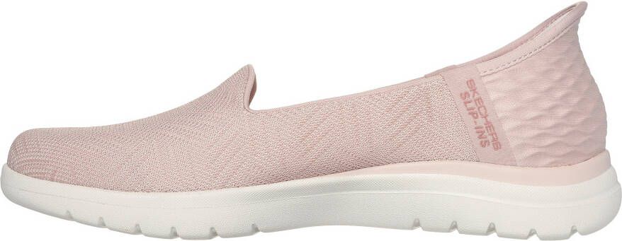 Skechers Slip-on sneakers ON-THE-GO FLEX-CLOVER Instapschoenen slippers vrijetijdsschoenen met gepolsterde schacht