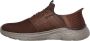 Skechers Bruine Slip-On Vegan Sneakers met Arch Support Brown Heren - Thumbnail 38