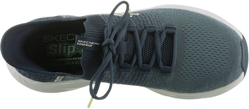 Skechers Slip-on sneakers Edgeride Raygo instappers vrijetijdsschoen met elastische stretch-fit technologie