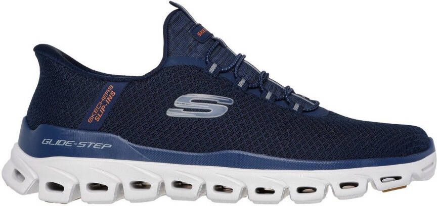 Skechers Slip-on sneakers GLIDE-STEP instapschoen vrijetijdsschoen trainingsschoen met praktische elastische band