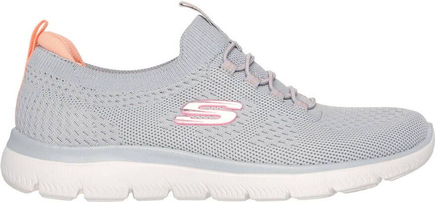 Skechers Slip-on sneakers Summits vrijetijdsschoen halfschoen slipper met flexibele tractionloopzool