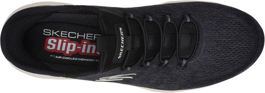 Skechers Slip-on sneakers SUMMITS-KEY PACE Slipper vrijetijdsschoen lage schoen in vegan uitvoering