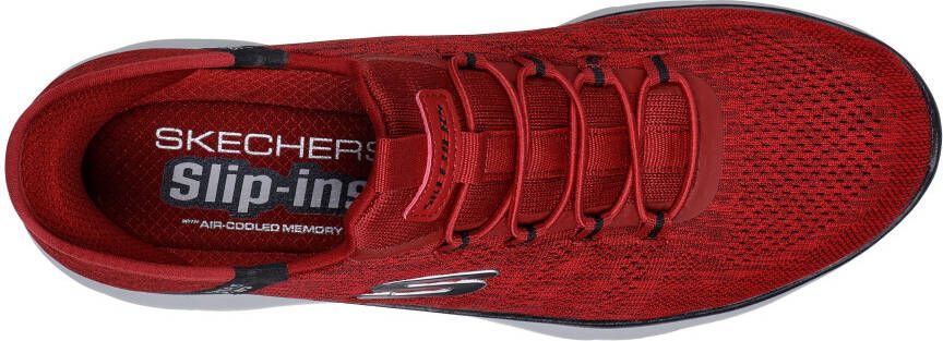 Skechers Slip-on sneakers SUMMITS-KEY PACE Slipper vrijetijdsschoen halfschoen in vegan uitvoering