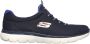 Skechers Slip-on sneakers Summits vrijetijdsschoen comfortabele schoen met schokabsorberende tussenzool - Thumbnail 3