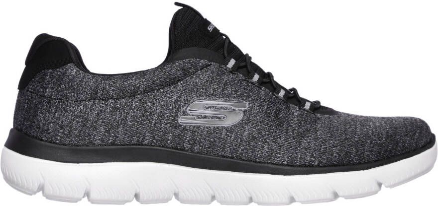 Skechers Slip-on sneakers Summits Slipper vrijetijdsschoen in comfortabele schoenwijdte