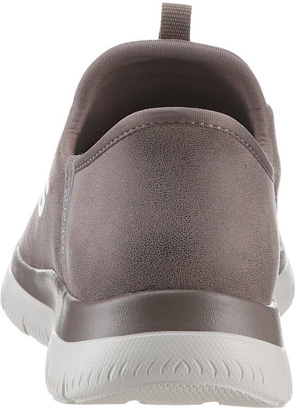 Skechers Slip-on sneakers Summits Slipper vrijetijdsschoen halfschoen in vegan uitvoering