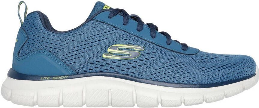 Skechers Slip-on sneakers TRACK-LESHUR Vrijetijdsschoen trainingsschoen instapschoen in materiaalmix