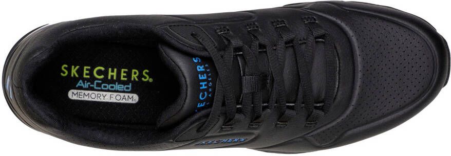 Skechers Uno 2 232181-BKBL Mannen Zwart Sneakers - Foto 14