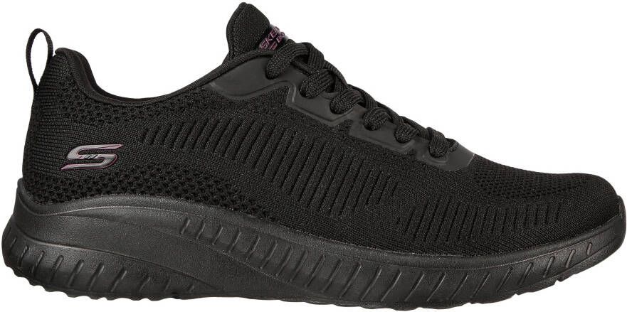 Skechers Sneakers BOBS SQUAD CHAOS FACE OFF machinewasbaar g-breedte vrijetijdsschoen lage schoen veterschoen