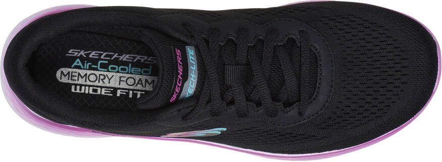 Skechers Sneakers SKECH-LITE PRO-STUNNING STEPS vrijetijdsschoen halfschoen veterschoen met air-cooled memory foam