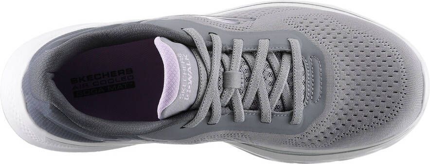 Skechers Sneakers GO WALK 7-COSMIC WAVES met air-cooled memory foam vrijetijdsschoen halfschoen veterschoen