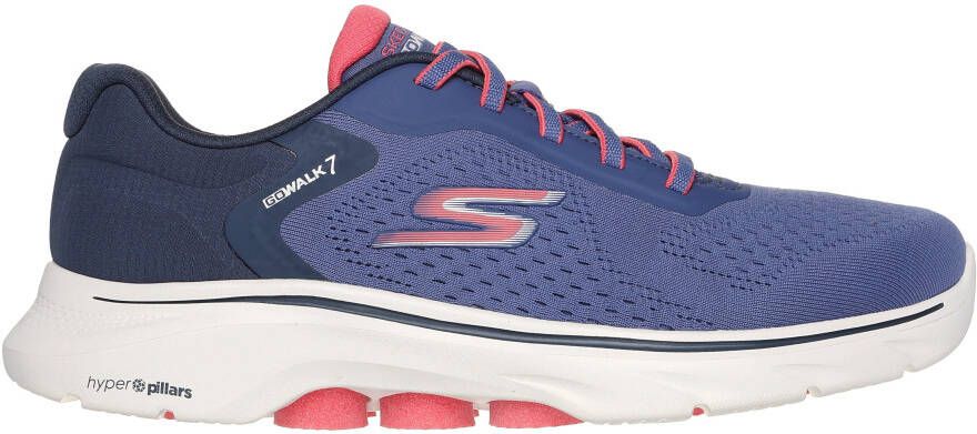 Skechers Sneakers GO WALK 7-COSMIC WAVES met air-cooled memory foam vrijetijdsschoen halfschoen veterschoen