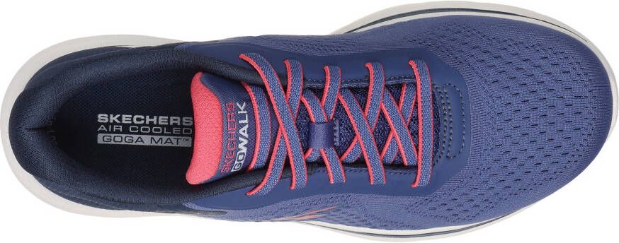 Skechers Sneakers GO WALK 7-COSMIC WAVES met air-cooled memory foam vrijetijdsschoen halfschoen veterschoen