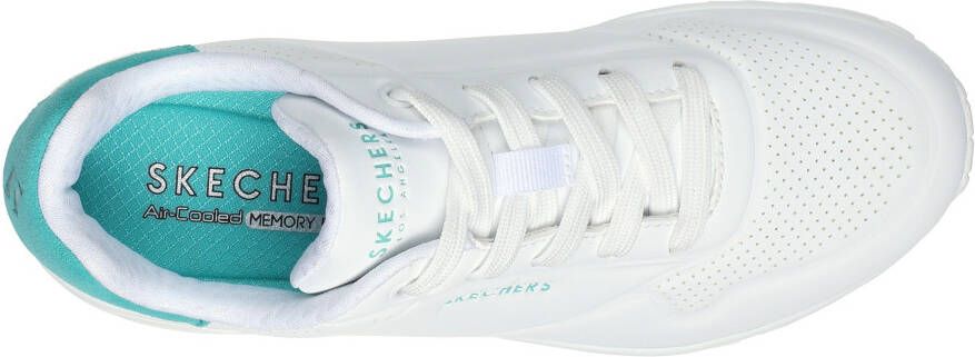 Skechers Sneakers UNO POP BACK Vrijetijdsschoen lage schoen veterschoen met comfortabele Skech-Air functie