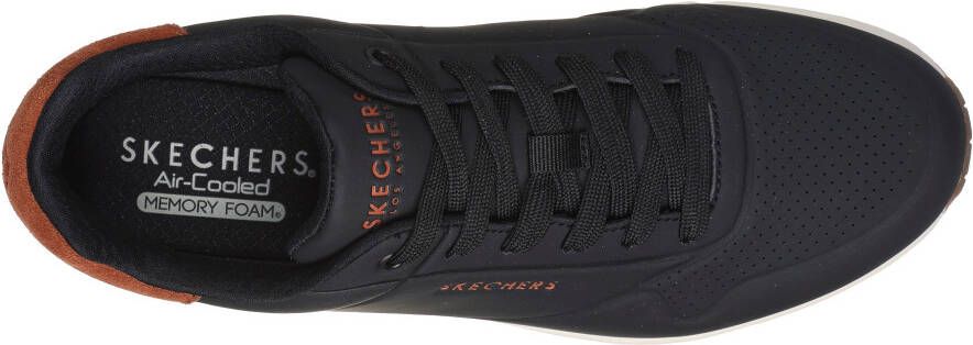 Skechers Sneakers UNO-SUITED ON AIR vrijetijdsschoen lage schoen veterschoen met modieuze sleehak