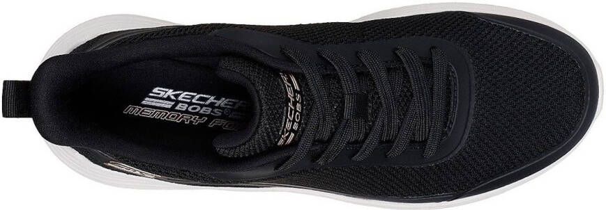 Skechers Sneakers BOBS SQUAD WAVES-STILL WADING trainingsschoenen vrijetijdsschoen met stretch-veters voor instappen