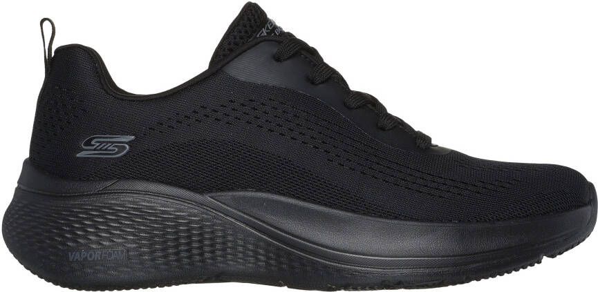 Skechers Sneakers BOBS INFINITY freizeitschoen fitnessschoen veterschoen in trendy materialenmix