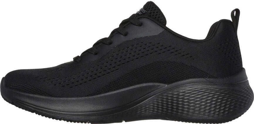 Skechers Sneakers BOBS INFINITY freizeitschoen fitnessschoen veterschoen in trendy materialenmix