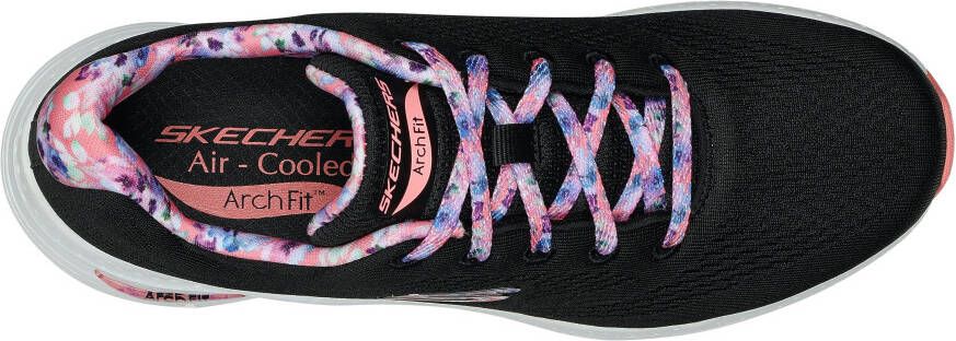 Skechers Arch Fit First Blossom Dames Sneakers Zwart Multicolour - Foto 10