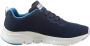 Skechers Arch Fit-Infinity Cool 149722-NVMT Vrouwen Marineblauw Sneakers - Thumbnail 57