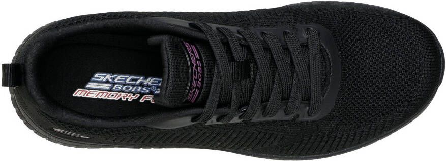 Skechers Sneakers BOBS SQUAD CHAOS FACE OFF met comfortabele binnenzool vrijetijdsschoen lage schoen veterschoen