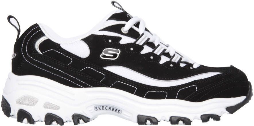 Skechers Sneakers D'LITES BIGGEST FAN in schoenwijdte g (=wijd) vrijetijdsschoen halfschoen veterschoen