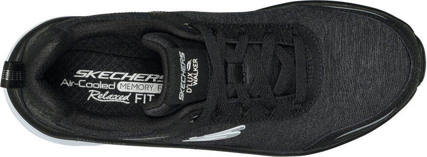 Skechers Sneakers D'LUX WALKER COOL GROOVE met relaxed fit-uitrusting vrijetijdsschoen halfhoge schoen veterschoen