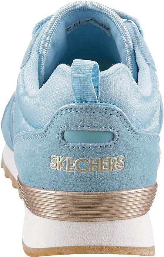 Skechers Sneakers GoldN Gurl Vrijetijdsschoen halfschoen veterschoen met air-cooled memory foam