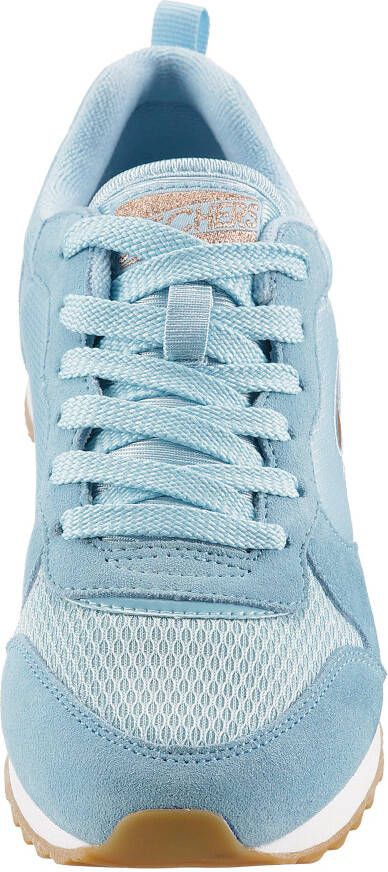 Skechers Sneakers GoldN Gurl Vrijetijdsschoen halfschoen veterschoen met air-cooled memory foam