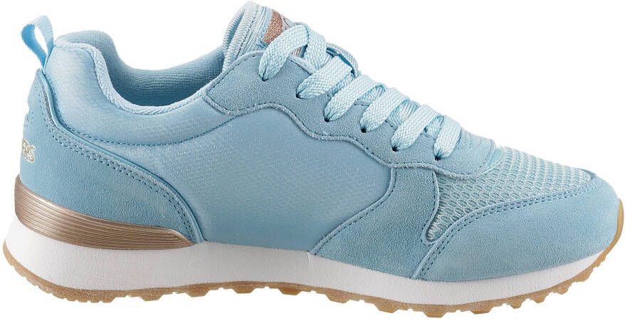 Skechers Sneakers GoldN Gurl Vrijetijdsschoen halfschoen veterschoen met air-cooled memory foam