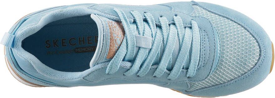 Skechers Sneakers GoldN Gurl Vrijetijdsschoen halfschoen veterschoen met air-cooled memory foam