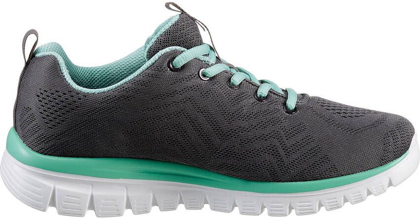 Skechers Sneakers Graceful Get Connected in schoenwijdte g (wijd) vrijetijdsschoen halfschoen veterschoen