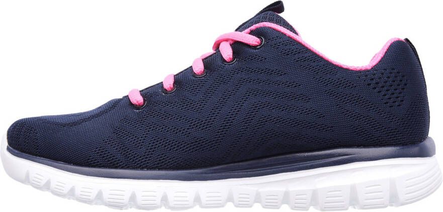 Skechers Sneakers Graceful Get Connected in schoenwijdte g (wijd) vrijetijdsschoen halfschoen veterschoen