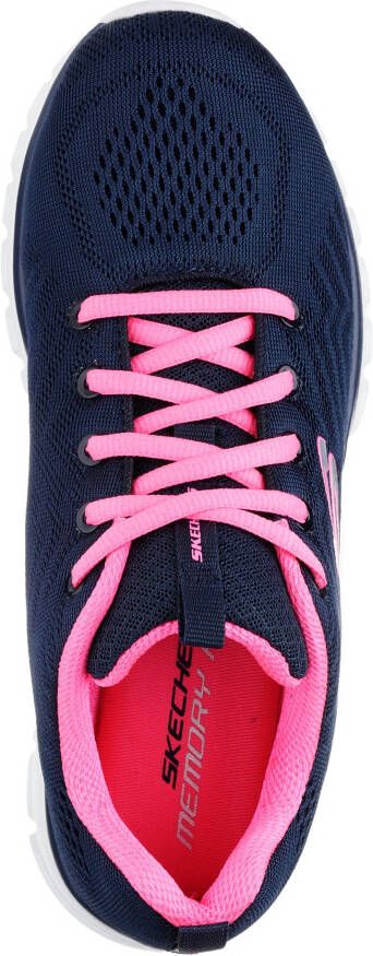 Skechers Sneakers Graceful Get Connected in schoenwijdte g (wijd) vrijetijdsschoen halfschoen veterschoen