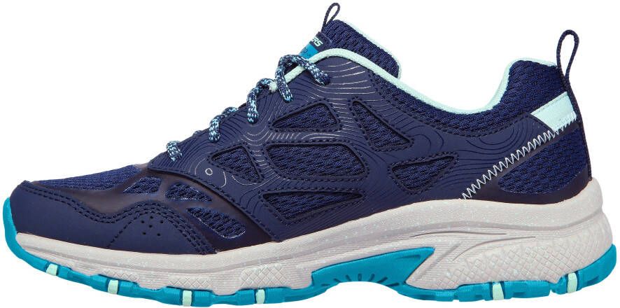 Skechers Sneakers HILLCREST PURE ESCAPADE in materiaalmix vrijetijdsschoen halve schoen veterschoen