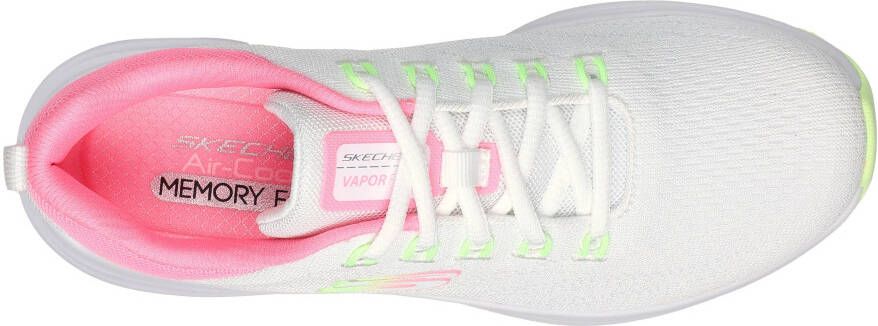 Skechers Sneakers met sleehak VAPOR FOAM met kleurrijke accenten vrijetijdsschoen lage schoen veterschoen