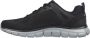 Skechers Track-Broader 232698-BKCC Mannen Zwart Sneakers Sportschoenen - Thumbnail 9