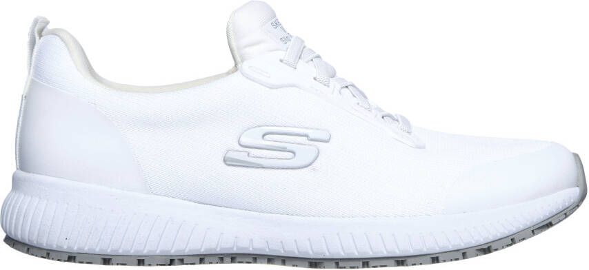 Skechers Werkschoenen SQUAD SR sneakers voor horeca & zorg met gepolsterde schacht