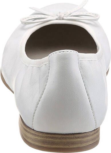 Tamaris Ballerina's Flats slipper businessschoen met decoratieve strik