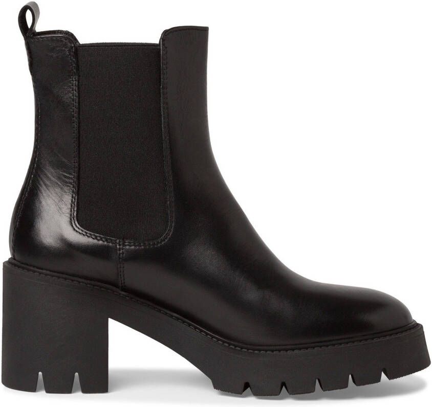 Tamaris Chelsea-boots met aanhaaklus en twee stretch-inzetten