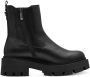 Tamaris Chelsea-boots blokhak enkellaars bezet met fonkelende strassstenen - Thumbnail 9