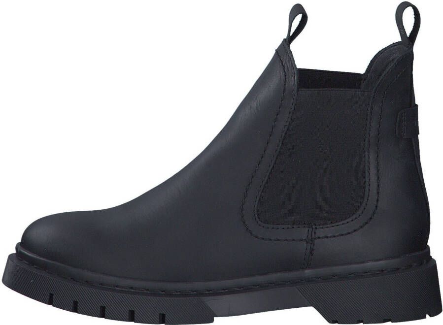 Tamaris Chelsea-boots blokhak instap laarzen enkellaars met twee aantrekloopjes