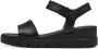 Tamaris Zwarte Casual Open Platte Sandalen Black Dames - Thumbnail 12