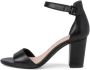 Tamaris Zwarte Leren Hoge Hak Sandalen Black Dames - Thumbnail 60