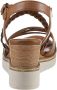 Tamaris Sandalen met hak cognac Synthetisch Dames - Thumbnail 12