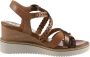 Tamaris Sandalen met hak cognac Synthetisch Dames - Thumbnail 15