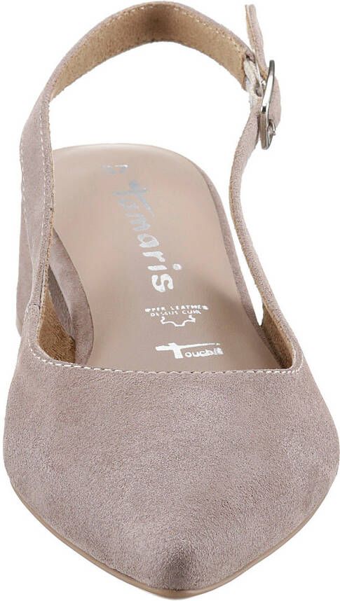 Tamaris Slingback pumps avendschoen zomerschoen blokhak met verstelbare band