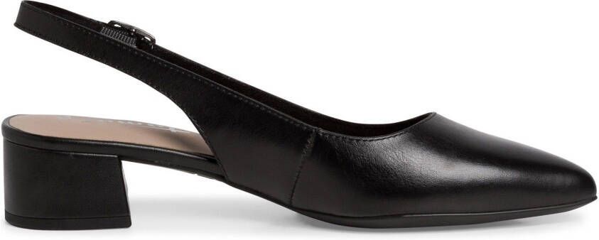 Tamaris Slingback pumps avendschoen zomerschoen blokhak met touch it-uitrusting