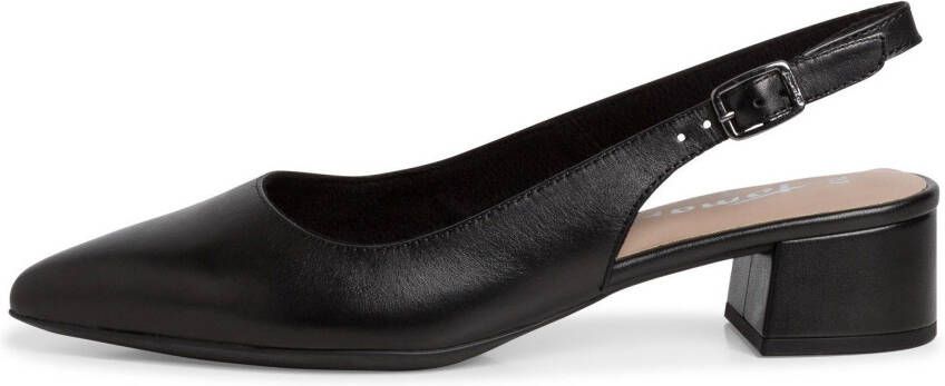 Tamaris Slingback pumps avendschoen zomerschoen blokhak met touch it-uitrusting