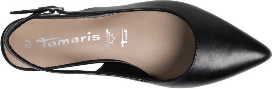 Tamaris Slingback pumps avondschoen zomerschoen blokhak met touch it-uitrusting